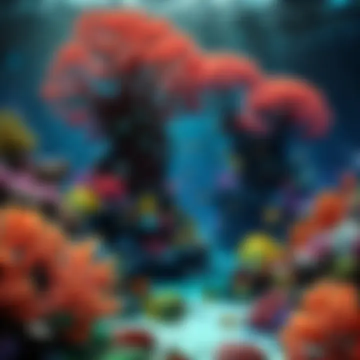 Colorful Coral Reef teeming with vibrant marine life