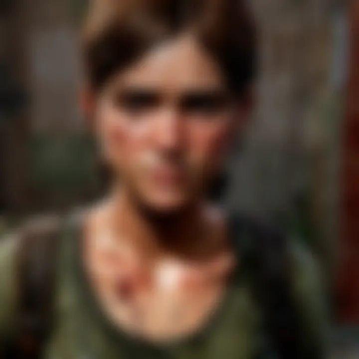 A gripping moment of suspense and adrenaline during intense gameplay in The Last of Us