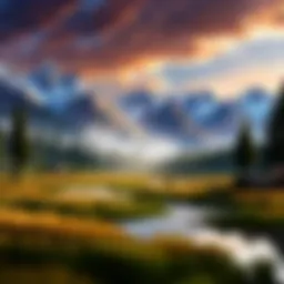 Aerial view of Jackson Hole's stunning natural landscape