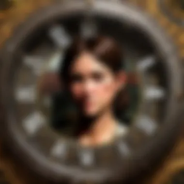 Vintage clock being delicately restored in Austin