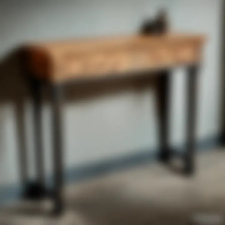 Detailed Craftsmanship of Nicole Miller Console Table