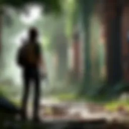 A haunting landscape depicting the remnants of civilization in The Last of Us universe.