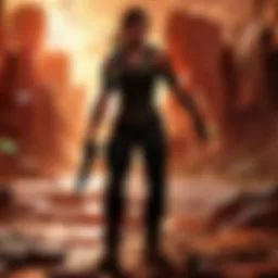 Concept art from Doom Eternal showcasing its dark imagery and intricate design.