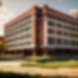 Elegant architecture of University of Eastern Colorado