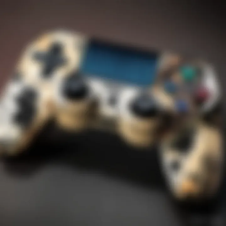 Elegantly designed DualSense controller skin