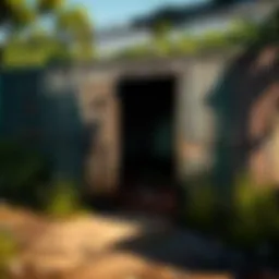 Enigmatic Entrance to Owens Dog Kennel