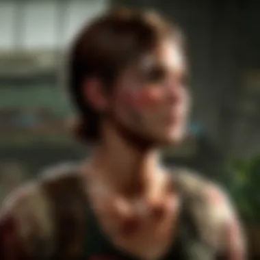 Ethereal depiction of a Clicker creature in The Last of Us 2 universe