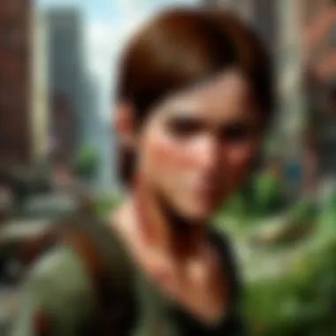 Ethereal depiction of The Last of Us universe