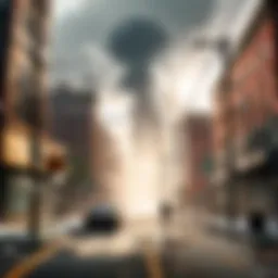 Ethereal Fog Blanketing Three Wire Seattle