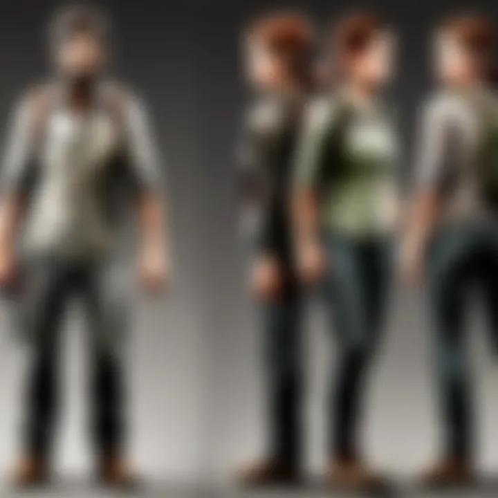 Evolution of player customization in The Last of Us