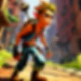 Dynamic Action Sequence in Jak and Daxter