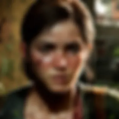 Visual representation of character development in a narrative-driven game.