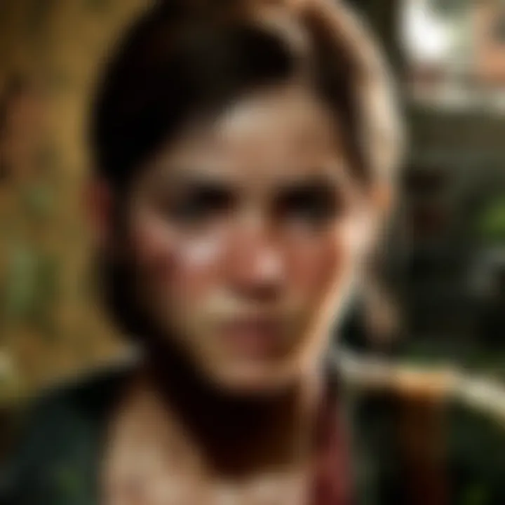 Visual representation of character development in a narrative-driven game.