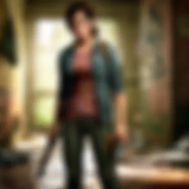 Close-up of a character's intense expression in The Last of Us adaptation