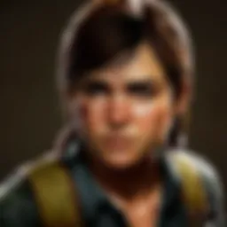 Key characters from The Last of Us series depicted in an emotional moment