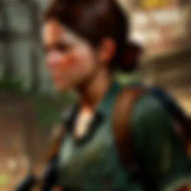 A captivating scene from The Last of Us Mobile showcasing character interaction.