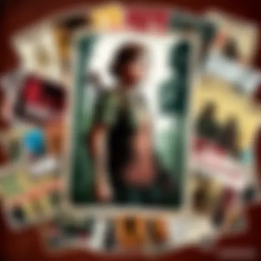 Vintage trading cards displayed in a prestigious gallery
