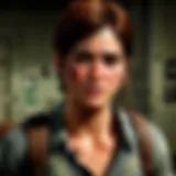 A tense moment softened by humor in The Last of Us