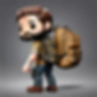 Joel Funko Pop figure with a backpack