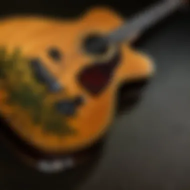 Design Perfection Intricate Design Details of the Left-Handed Firefly Guitar