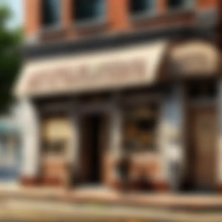 A vintage storefront showcasing the Louisiana Coin Exchange signage
