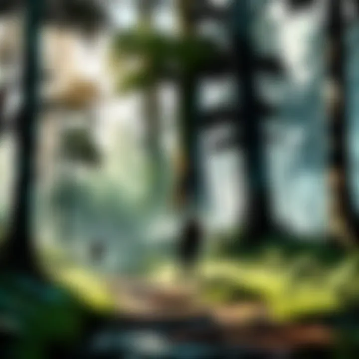 Mystic Forestscape in a Story Game