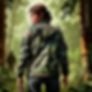 Stealthy camouflage jacket in The Last of Us game