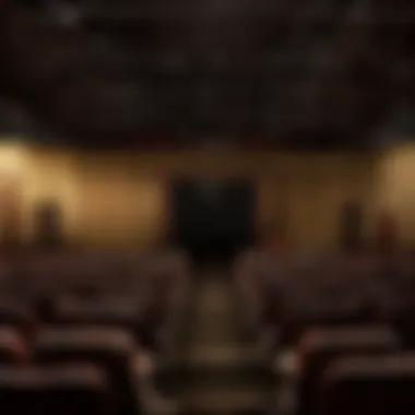 Overhead view of Pinnacle Theater seating arrangement