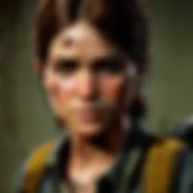 Abstract depiction of slow-motion effect in The Last of Us