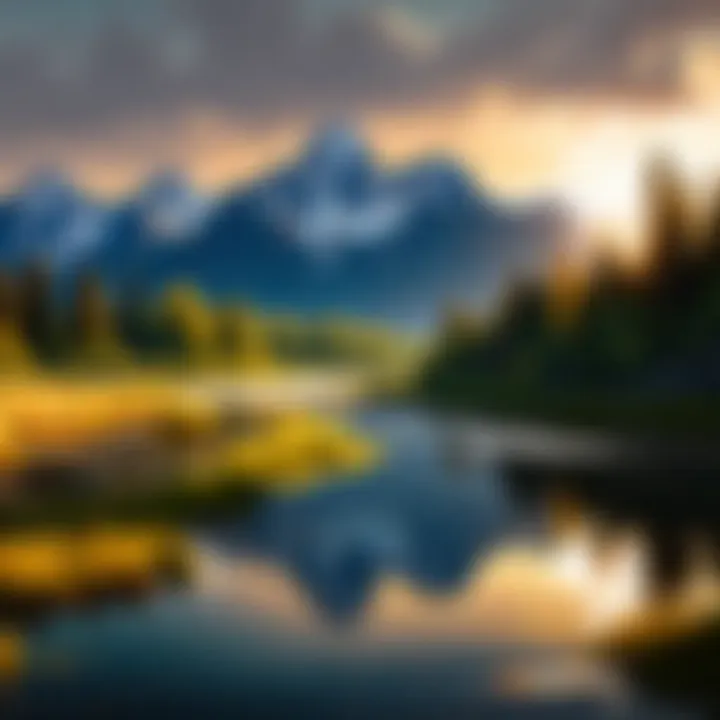 Snake River meandering through Grand Teton National Park