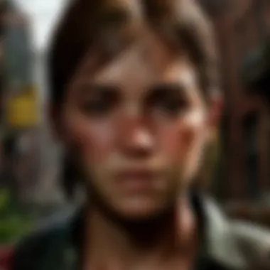 Symbolic objects representing themes in The Last of Us Part II poster