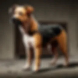 A close-up of a dog clicker resting on a training mat.