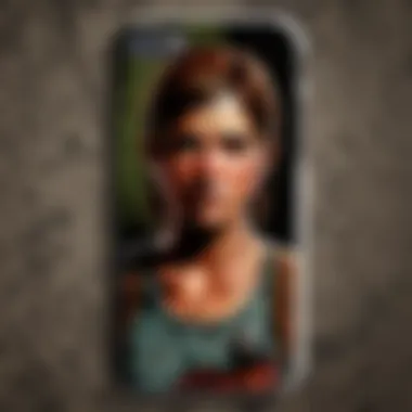 Artistic The Last of Us phone case with character design