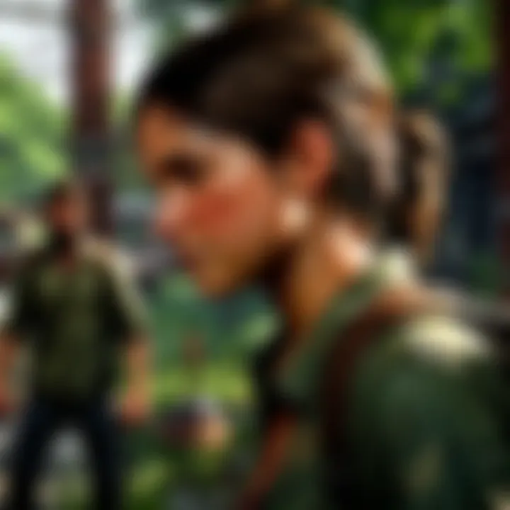 A close-up of a character, reflecting the emotional weight of their journey in the game.