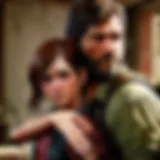 Cover art of The Last of Us featuring protagonist Joel and Ellie