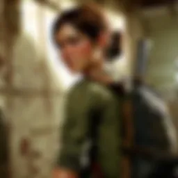 Iconic scene depicting the emotional journey in The Last of Us
