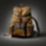 A collection of high-quality replica backpacks displayed on a stylish surface.