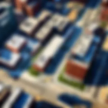 Aerial View of Kansas City and Its Urban Infrastructure Aerial view of Kansas City highlighting advanced urban infrastructure