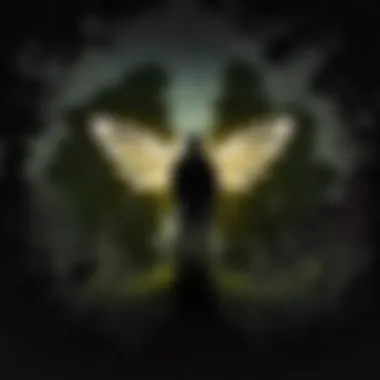 The Mysterious Fireflies Symbol The Fireflies emblem in a dimly lit underground bunker