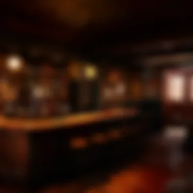 A character interacting with the environment in Todd's Bar, revealing the depth of narrative choices.