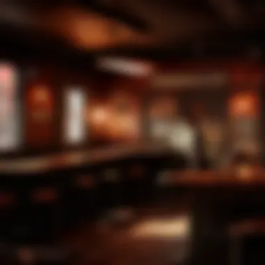 A close-up of a table in Todd's Bar, with abandoned drinks and remnants of past gatherings.