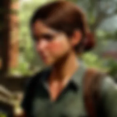 Emotional reunion between characters in The Last of Us universe