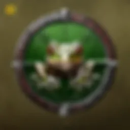 Enigmatic Frog Emblem