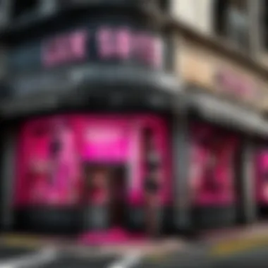 Victoria's Secret Storefront in Bangkok Exterior view of Victoria's Secret store in Bangkok showcasing vibrant storefront design.