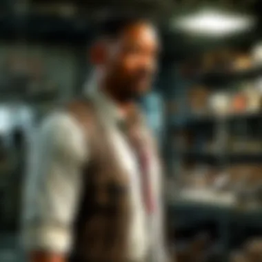 Will Smith as Robert Neville in Abandoned Laboratory