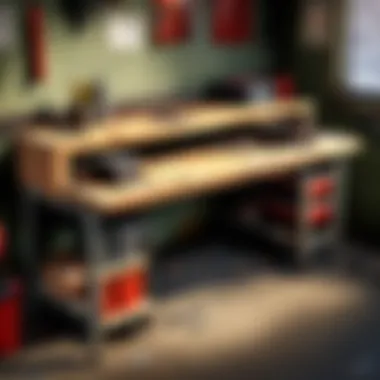 Ergonomic Design Work Bench Ergonomically designed work bench for optimal efficiency